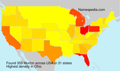 Surname Murton in USA