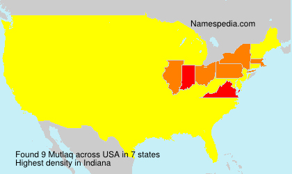 Surname Mutlaq in USA