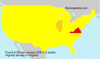 Surname Muzain in USA