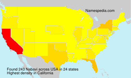Surname Nabavi in USA