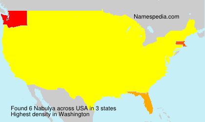 Surname Nabulya in USA