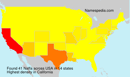 Surname Naffa in USA