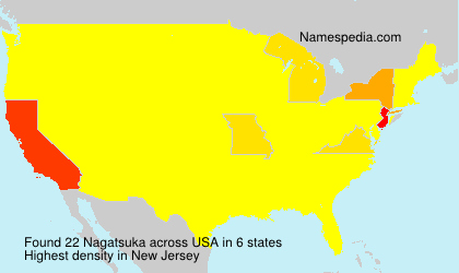 Surname Nagatsuka in USA