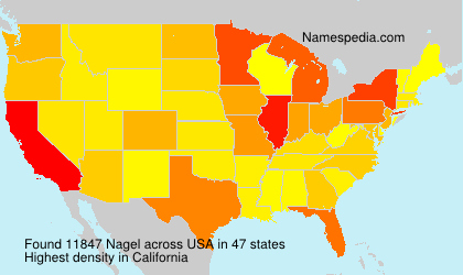 Surname Nagel in USA