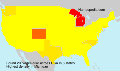 Surname Nagelkerke in USA