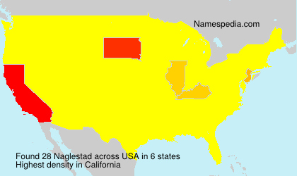 Surname Naglestad in USA