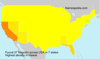 Surname Nagoshi in USA
