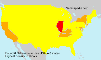 Surname Nakeesha in USA