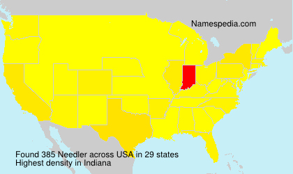 Surname Needler in USA