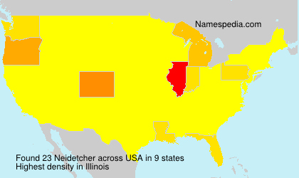 Surname Neidetcher in USA