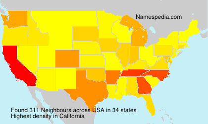 Surname Neighbours in USA