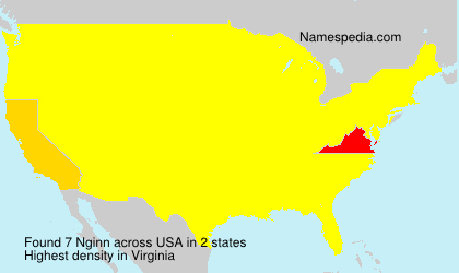 Surname Nginn in USA