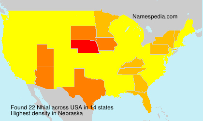 Surname Nhial in USA