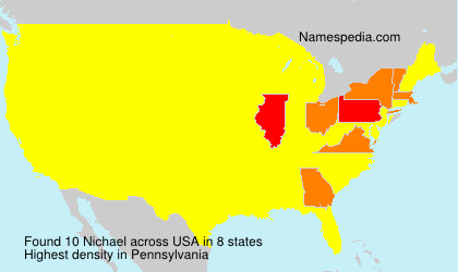 Surname Nichael in USA