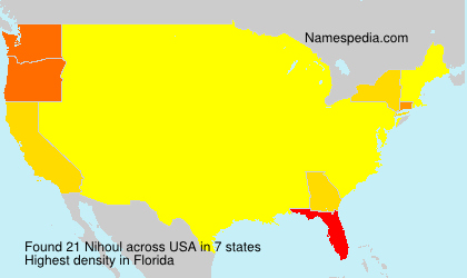 Surname Nihoul in USA