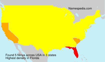 Surname Ninya in USA