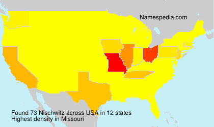 Surname Nischwitz in USA