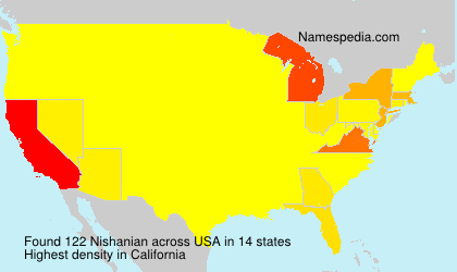 Surname Nishanian in USA