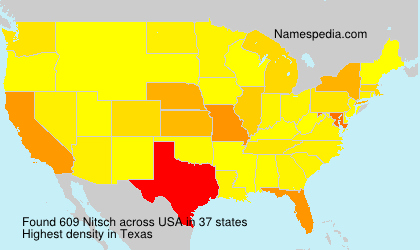Surname Nitsch in USA