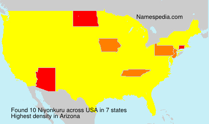 Surname Niyonkuru in USA