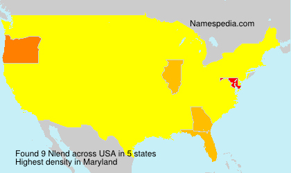 Surname Nlend in USA