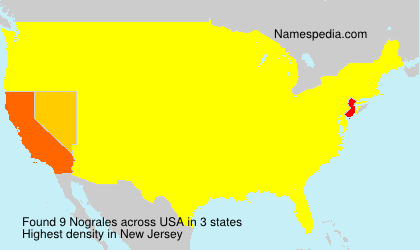 Surname Nograles in USA