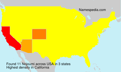 Surname Nojoumi in USA