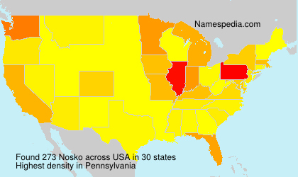 Surname Nosko in USA