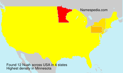 Surname Nuah in USA