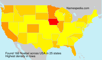 Surname Nuebel in USA