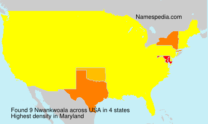Surname Nwankwoala in USA