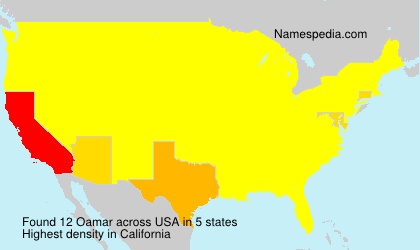 Surname Oamar in USA