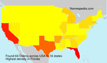 Surname Odena in USA
