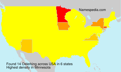 Surname Oelerking in USA