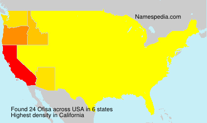 Surname Ofisa in USA