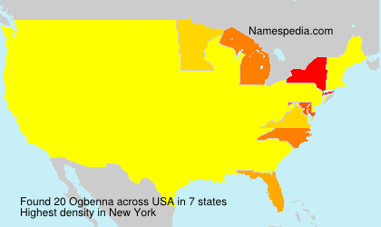 Surname Ogbenna in USA