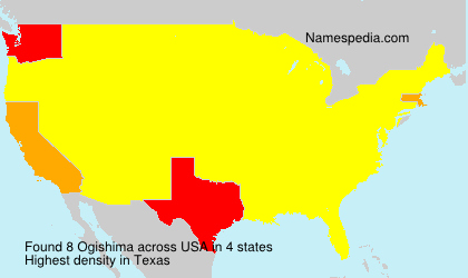 Surname Ogishima in USA
