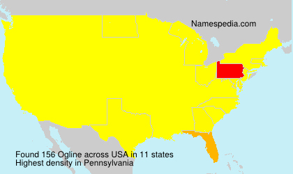 Surname Ogline in USA