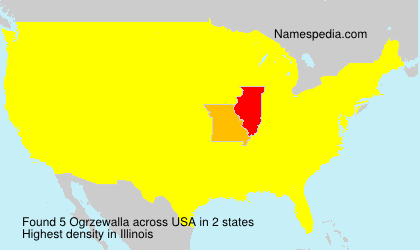 Surname Ogrzewalla in USA