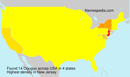 Surname Oguguo in USA