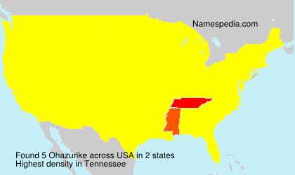 Surname Ohazurike in USA