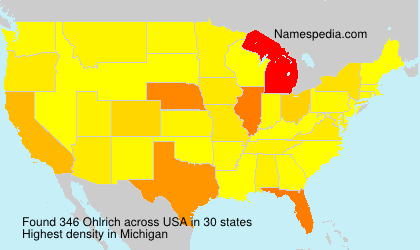 Surname Ohlrich in USA