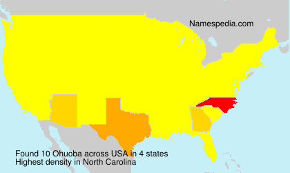 Surname Ohuoba in USA