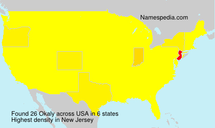 Surname Okaly in USA