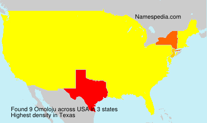 Surname Omoloju in USA