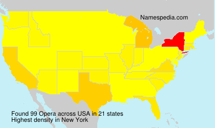Surname Opera in USA