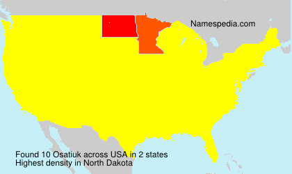 Surname Osatiuk in USA
