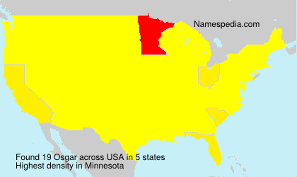 Surname Osgar in USA
