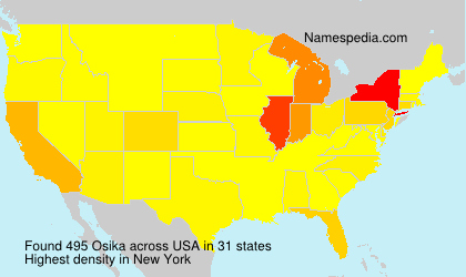 Surname Osika in USA