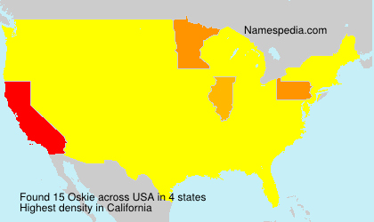 Surname Oskie in USA